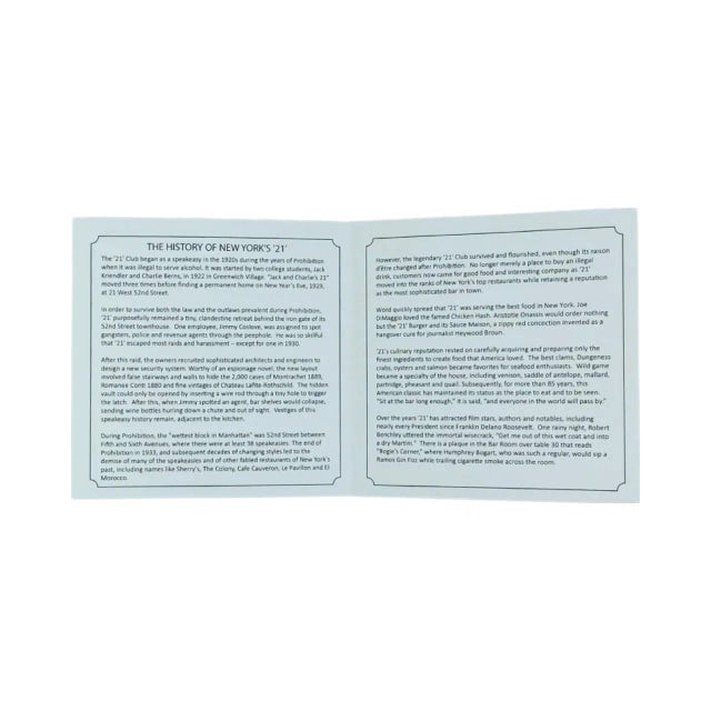 2010s Contemporary The 21 Club Nyc Restaurant Bartender Ornament Holiday Christmas New York For Sale - Image 5 of 12