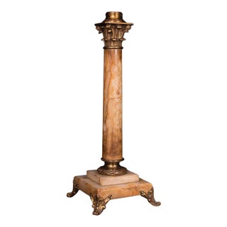 Mid 19th Century Victorian Marble Centrepiece Candles Holder For Sale