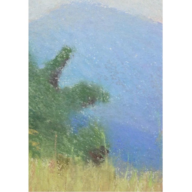 Larry Horowitz, Large Pastel Landscape Purple Mountains Landscape American Modernist Painting, 1988 For Sale - Image 16 of 16