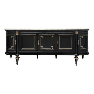 Grande Louis XVI Demilune Buffet For Sale