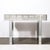 Late 20th Century Modernist Mirrored & Polished Steel Console Table W/ Brutalist Tile Motif For Sale - Image 5 of 18