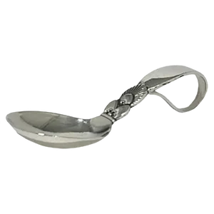 Small Danish Cactus Tea Spoon in Silver from Georg Jensen, 1932