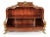 Very fine French Cartonnier, late 19th Century, Attributed to Francois Linke. Bombe form, parquetry inlaid case with...