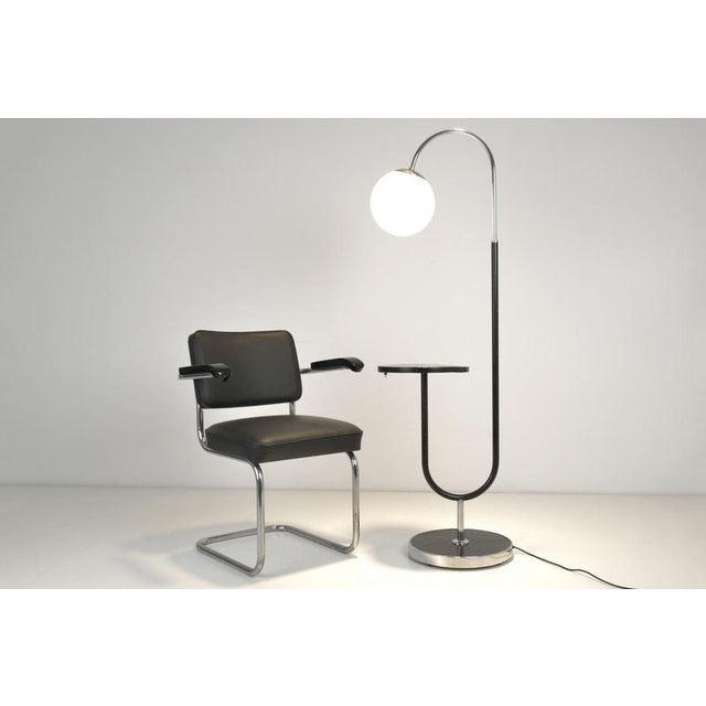 Height-Adjustable Floor Lamp by Josef Hurka for Napako, Czech Republic, 1935 For Sale - Image 10 of 16