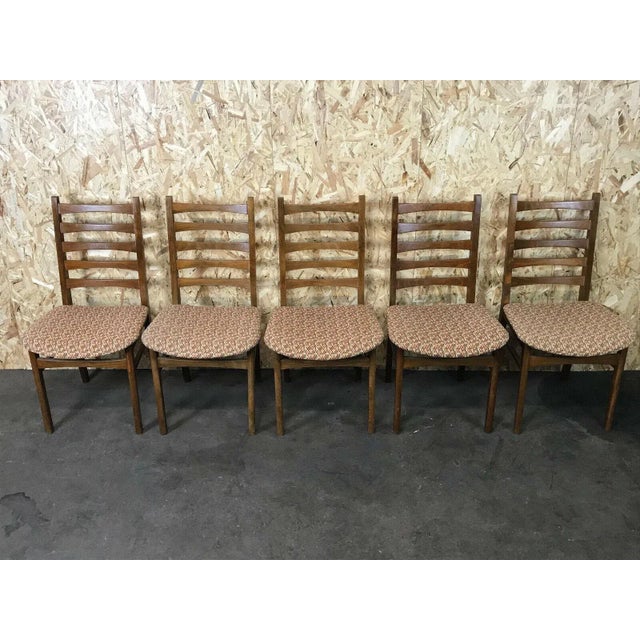 5x 60s 70s Chair Chairs Dining Chair Dining Chairs Danish Design 60s