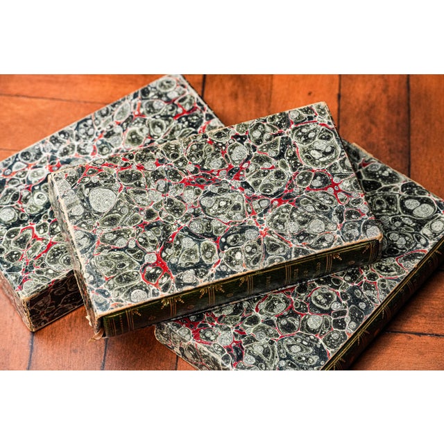Rare Collection 18th Century Full Leather Bound Antique Books Works of Jean-Pierre Claris De Florian French Collector's Set For Sale - Image 16 of 18