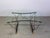 1970s Vintage Organic Wrought Iron and Glass Dining Table, 1970s For Sale - Image 5 of 18