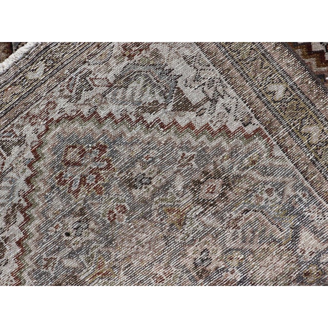 Antique Persian Malayer Rug With Central Medallion 2'5 X 3'11 For Sale - Image 10 of 10