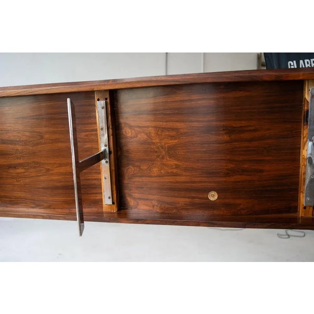 Modern Vintage Onda Bench with Magazine Rack by Jorge Zalszupin for Atelier Moveis, 1950s For Sale - Image 3 of 8