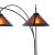 Mid-Century Modern 1960s Nova of California Mid Century Natural Mica Floor Lamps - 86" Espresso Wood , Bronze & Amber Mineral Mica, Dimmer Switch For Sale - Image 3 of 12