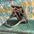 1920s Antique Art Deco Onyx Marcasite Cocktail Ring, C. 1920, Size 8 For Sale - Image 5 of 11