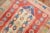 Mid 20th Century Vintage Zabihi Collection Red Turkish Anatolian Scatter Rug - 3'4" x 4'3" For Sale - Image 5 of 6