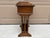 Mid-20th Century Brandt Walnut Faux Bamboo Side Table With Drawer & Magazine Rack For Sale - Image 16 of 17