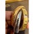 Estate " H Gold" Tri Color Interwoven Rolling Stretch Bracelet 18yg, Rg, Wg 87Gm For Sale - Image 13 of 17