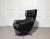 Vintage Black Leather Swivel Chair by H.W. Klein for Bramin Møbler, 1970s For Sale - Image 4 of 14