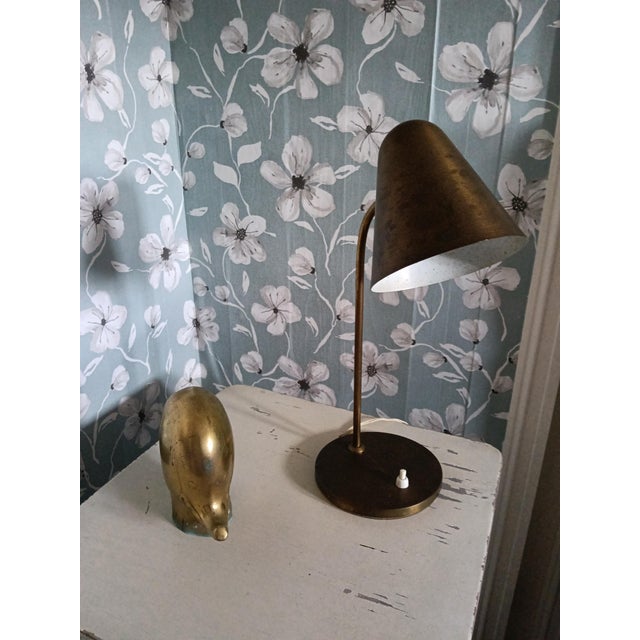 1950s Table Lamp by Jacques Biny, 1950s For Sale - Image 5 of 9