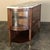 Wood 19th Century French Louis XVI Walnut Marble Top Parisian Display Buffet For Sale - Image 7 of 15