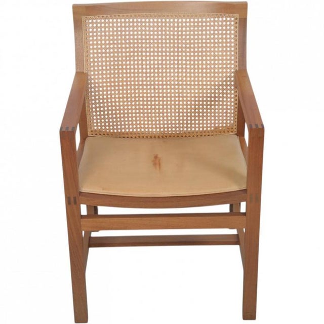Vintage King Armchairs in Mahogany by Rud Thygsen, 1980s, Set of 6 For Sale - Image 16 of 18