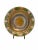 Mid Century Gold Sascha Brastoff Ceramic Plate Bowl For Sale - Image 9 of 9