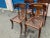 Mid-Century Modern Walnut Klismos Dining Chairs Set of 4 For Sale - Image 3 of 9