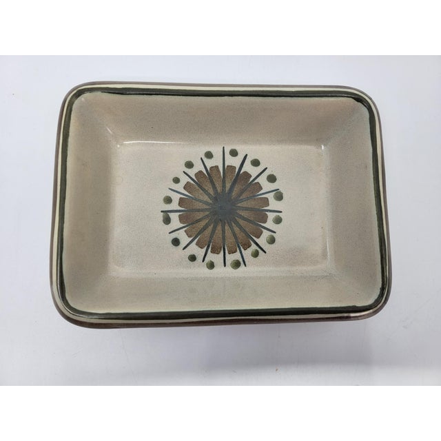 Mid-Century Modern Vintage Ceramic Trinket Tray from Longchamp, France, 1960 For Sale - Image 3 of 10