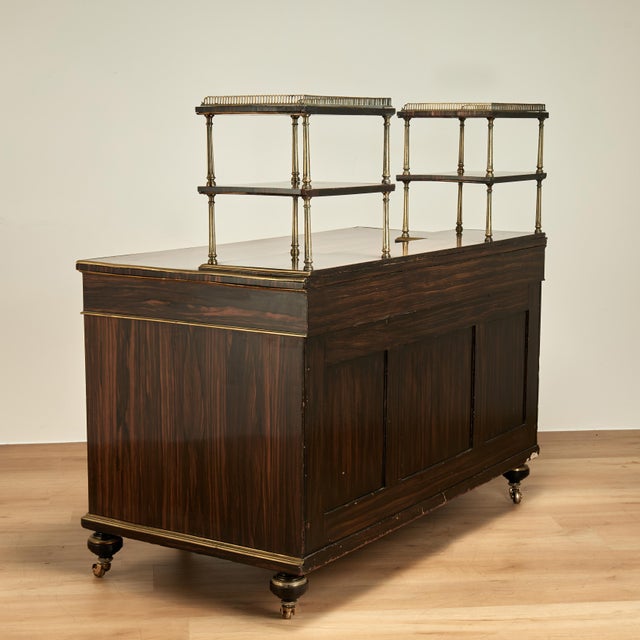 Antique Early 19th Century Dutch Colonial Calamander Desk For Sale - Image 17 of 18