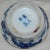 Wood Blue and White Asian Ceramic Art Piece With Wooden Stand For Sale - Image 7 of 12