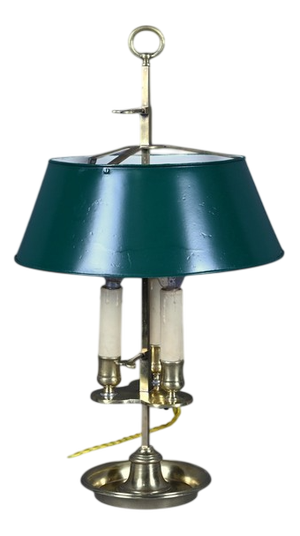 Empire Style Brass Bouillotte Lamp, Late 19th Century