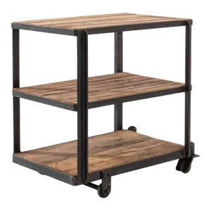 20th Century French Industrial Wheeled Storage Unit