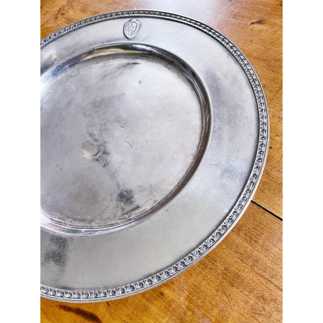 1910s 1917 Silver Plated Tray From the Commodore Hotel Nyc For Sale - Image 5 of 7