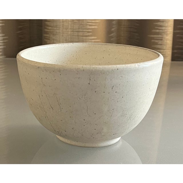 Mid 20th Century Mid-Century Modern American Art Pottery Small Footed Bowl For Sale - Image 5 of 14
