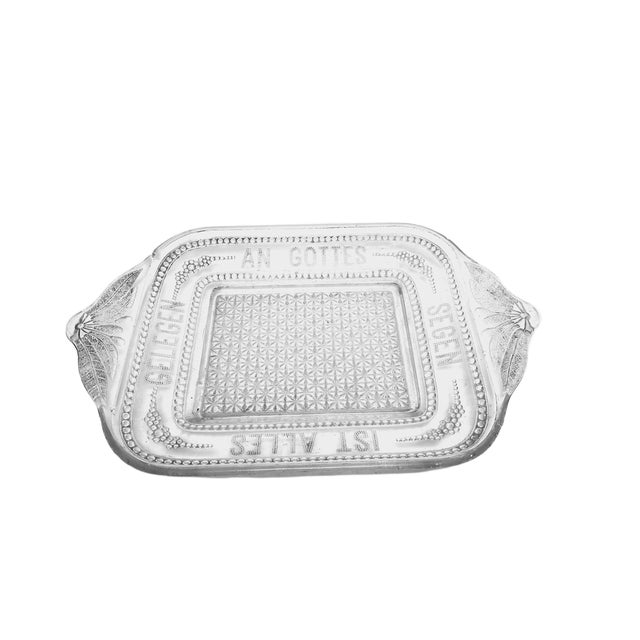 Tray from Ząbkowice Glassworks, Poland, 1900s For Sale - Image 8 of 8
