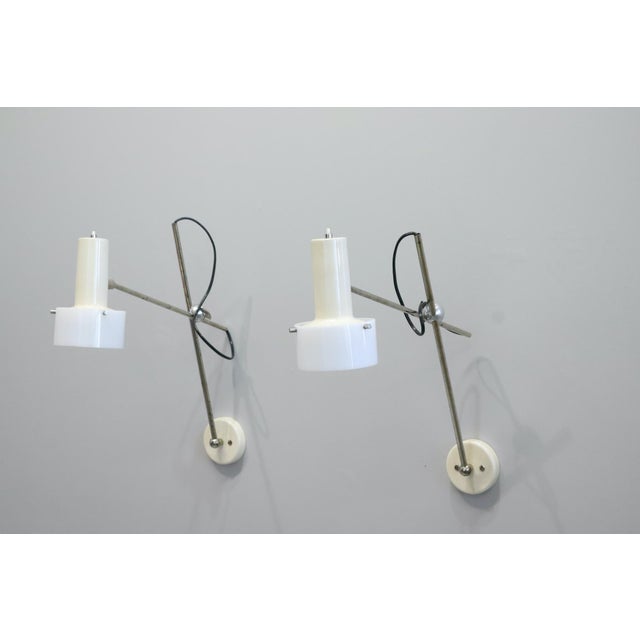 Model 213 Wall Lamps by Gino Sarfatti for Arteluce, 1956, Set of 2 For Sale - Image 10 of 18