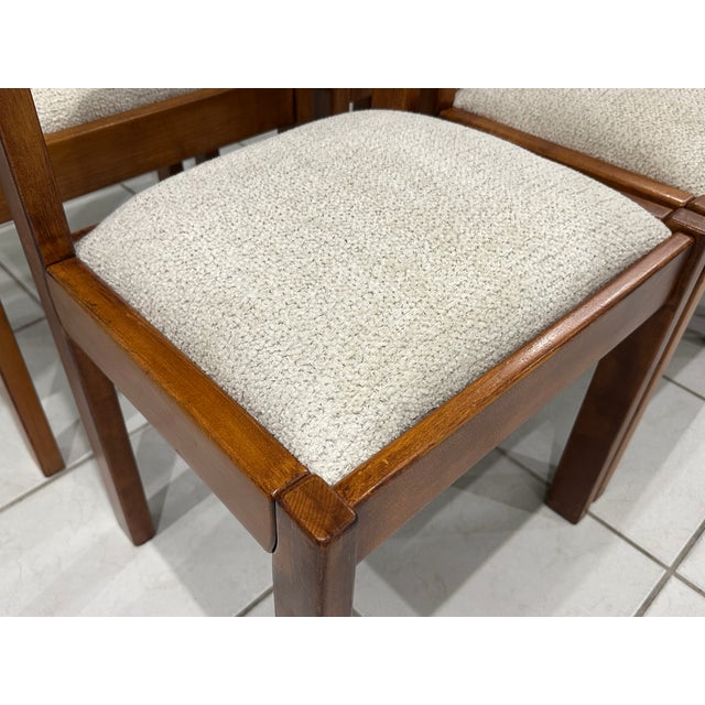 Vintage Orme Chairs attributed to Maison Regain, France, 1980, Set of 6 For Sale - Image 12 of 18