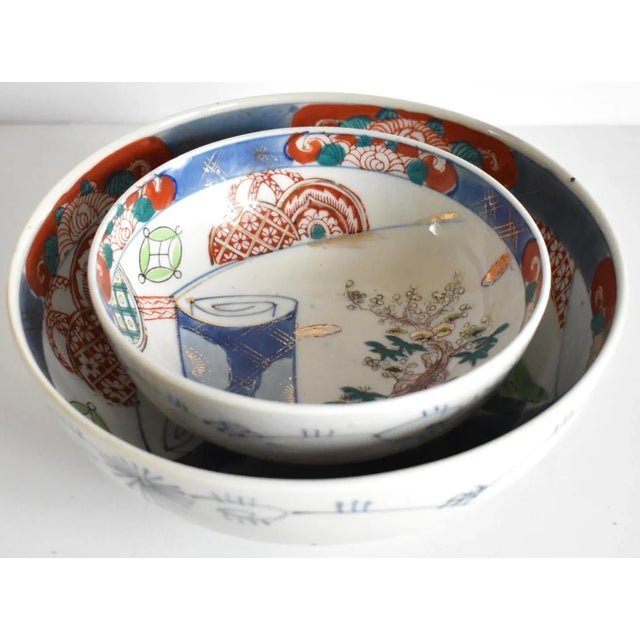 Antique Chinese Export Porcelain Matching Bowls - a Pair For Sale - Image 13 of 13