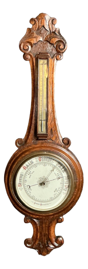 Antique Oak Barometer, 1905