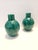 Handcrafted Green Ceramic Vases attributed to Fratelli Fanciullacci, Italy, 1960s, Set of 2 For Sale - Image 4 of 12