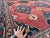 This Persian Karaja Heriz rug features the region's signature design: bold elongated diamond medallions, densely filled...