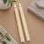 Modern FIA Wick Ivory Taper Candle (Set of 2) For Sale - Image 3 of 4