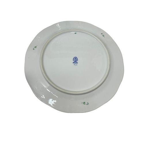 Chinese Bouquet Apponyi Green Dinner Plates from Herend, 1980s, Set of 12 For Sale - Image 4 of 5