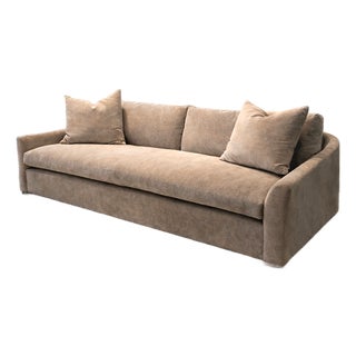 Moda 89" Velvet Sofa For Sale