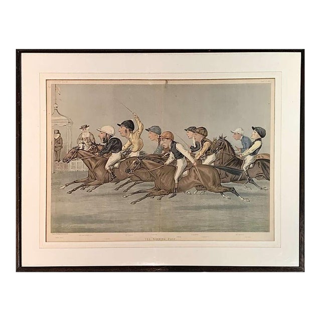 Late 19th Century Vanity Fair Caricature “The Winning Post” For Sale