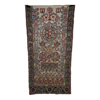 1920s Embroidered Mirror Work Kutch Textile For Sale