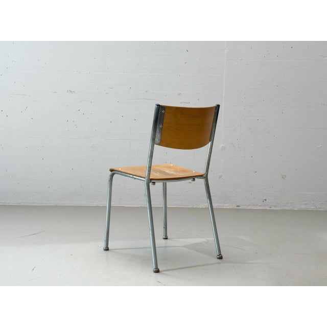 Vintage Stacking Chair by Gustav Hassenpflug for Embru, 1970s For Sale - Image 4 of 18