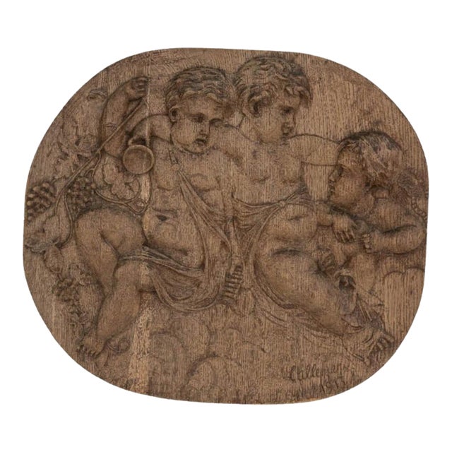 20th Century French Wooden Wall Decoration For Sale