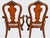Matching Pair of Original American Drew Grand Revival-Russet Splat-Back Arm Chairs, Model 132-637. For Sale - Image 4 of 12