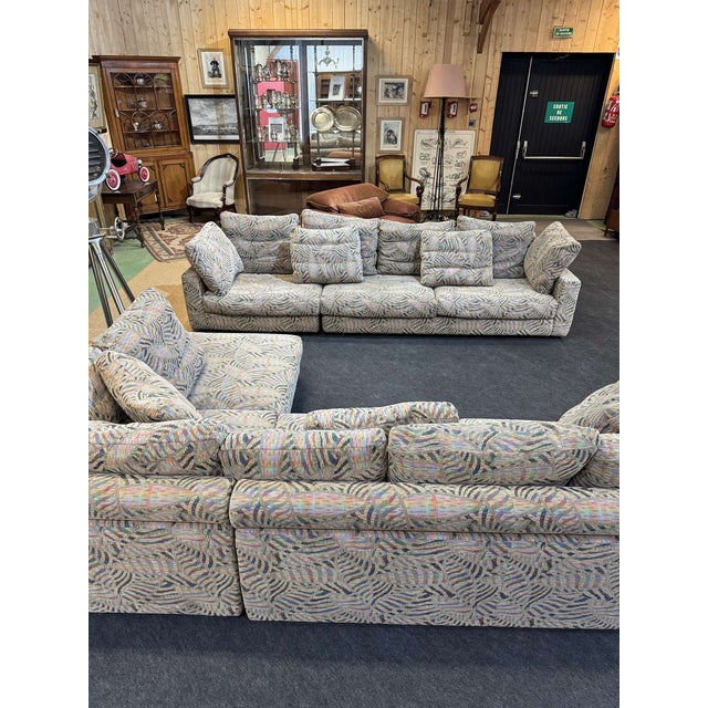 Modular Sofa from Roche Bobois, 1980s, Set of 3 For Sale - Image 11 of 18
