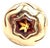 1980s Bulgari Bvlgari Star of David Shape Citrine Bombe Yellow Gold Ring, Size 6 For Sale
