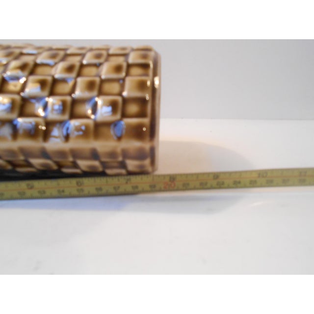 1960s Mid-Century Finnish Modernist Harlequin Pottery Vase by Kaarina Aho for Arabia, 1960s For Sale - Image 5 of 7