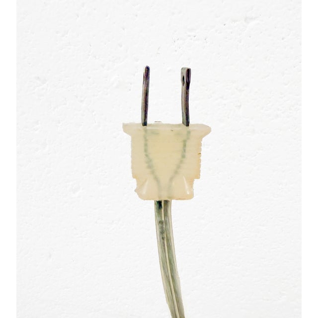 Vintage John Dickinson Style Draped Plaster Floor Lamp For Sale - Image 9 of 9